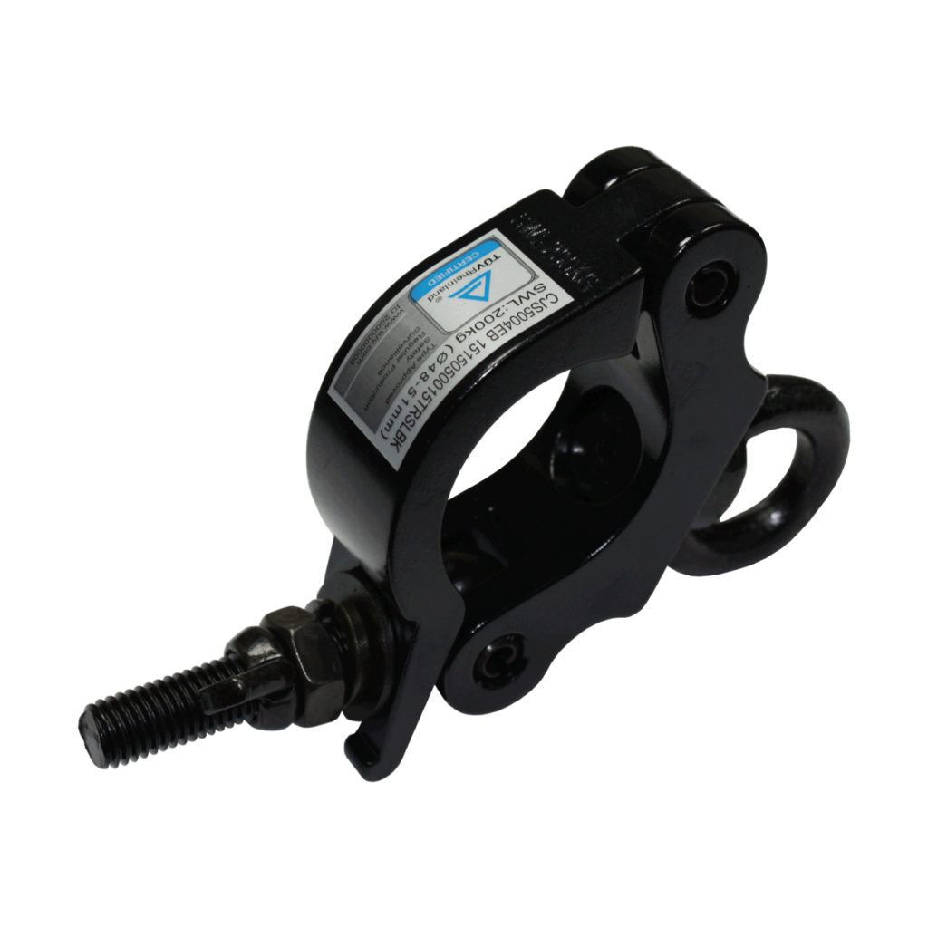Half Coupler (demi-manille) Doughty Argenté 30mm étroit - 750kg De Charge, Avec écrou M12, Occasion